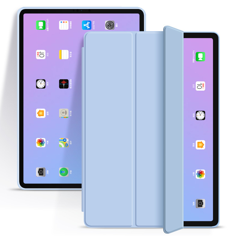 2020 New 10.9 Tri Fold Soft TPU Back Cover Case for ipad apple 10.9 case