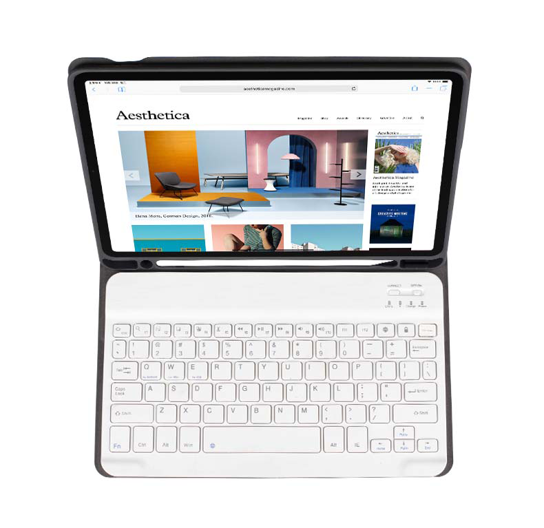 Pencil Holder Kids Custom Bluetooth Keyboard Case for iPad 10.2 7th 8th Gen