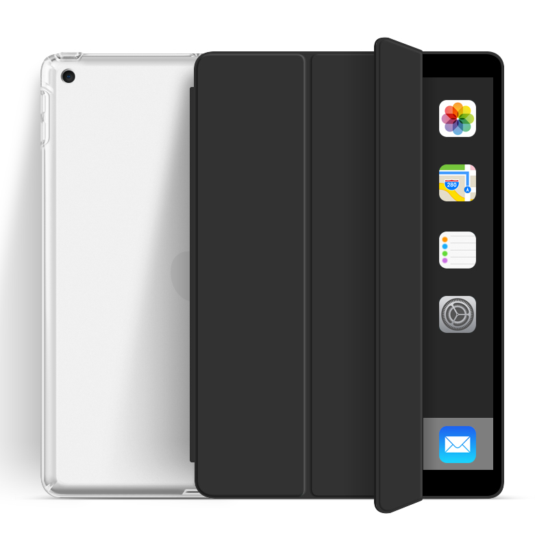 2020 New Trifold Transparent Soft TPU With Clear Back Cover For iPad Air4 10.9 Case