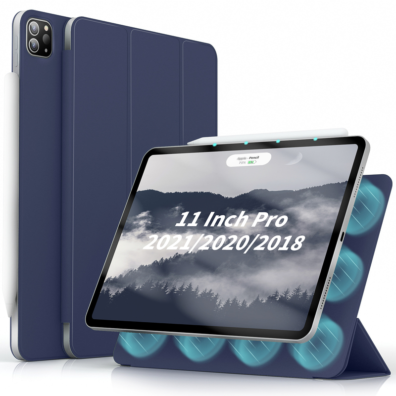 Magnetic 1 Multiple forms of Durable Tablet Shells Tablet case for ipad pro456 12.9 inch 