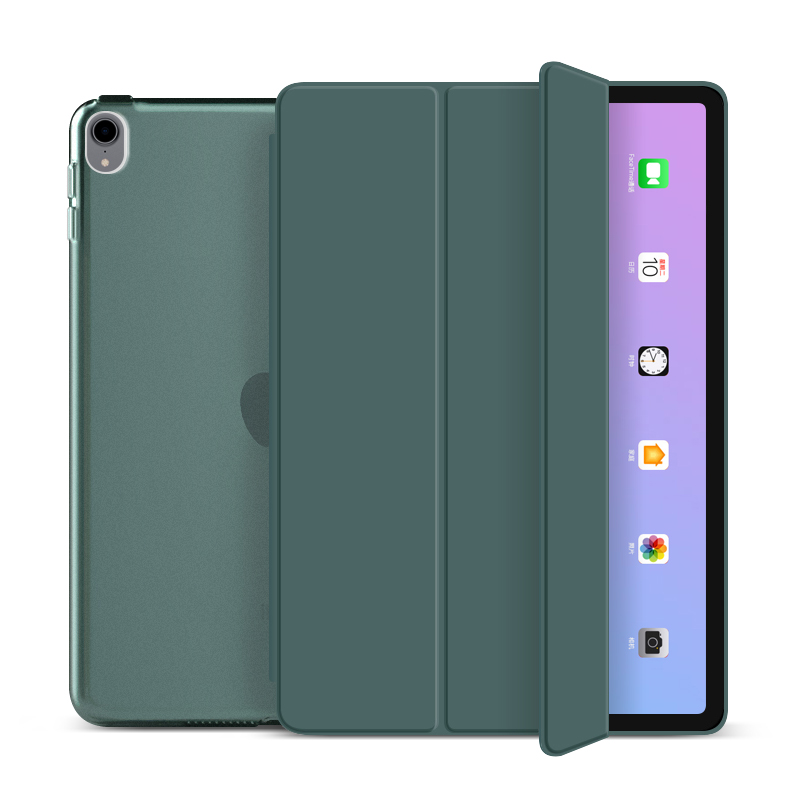 Trifold Hard PC Transparent Back Cover For iPad Air4 10.9