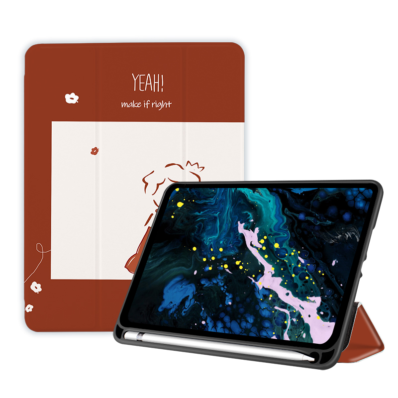 PencIL Holder Ultra Thin Case Printed Heavy Duty for iPad Pro 11 2020