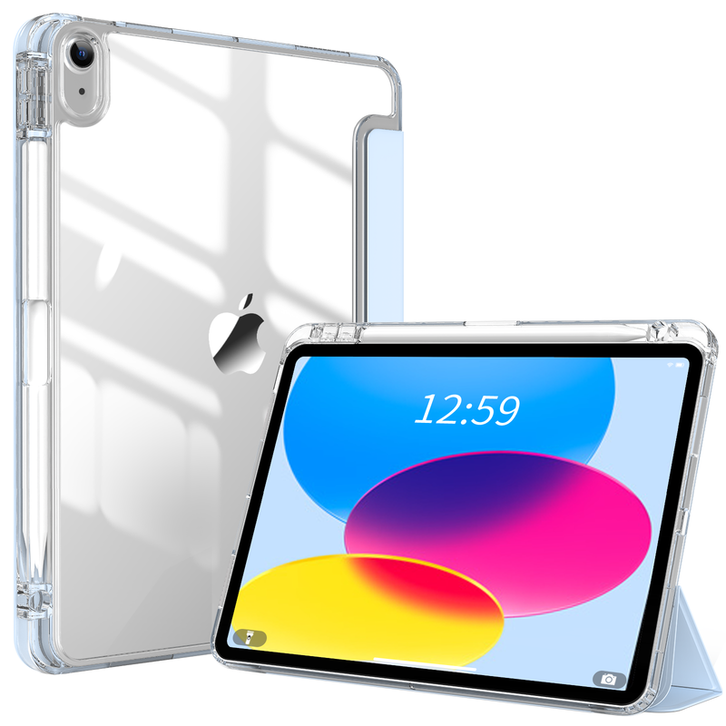 2024 Transparent Acrylic TPU stand Versatile Tablet Covers ipad 10th10.9 inch 