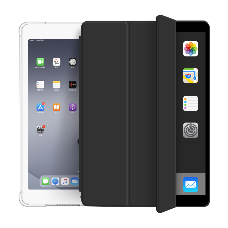 TriFold Soft TPU Anto Sleep Tablet Case For iPad 7 8 9 10.2 Inch 2021