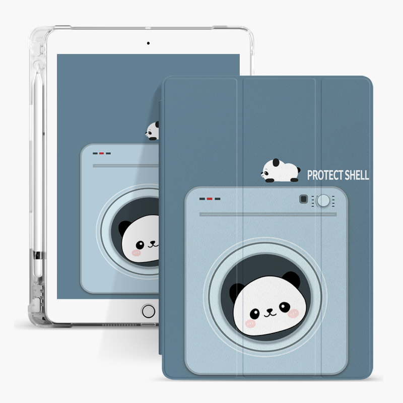 Transparent Air Sac Pencil Cartoon Kids Custom Case for Apple iPad Mini 5 Cover 